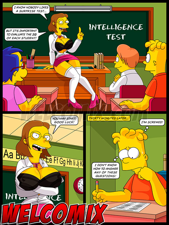 I can enjoy my porn magazine - The Simptoons - Intelligence Test