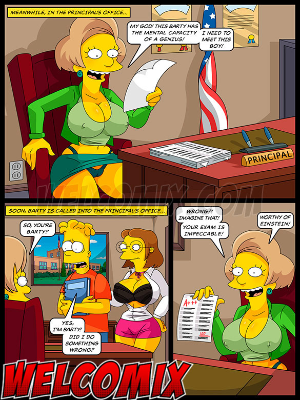 I can enjoy my porn magazine - The Simptoons - Intelligence Test